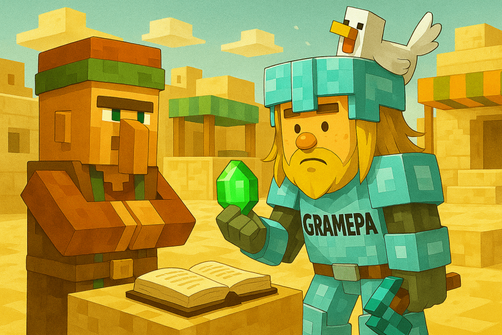 Minecraft Chickencraft "North To My First Village" gramepa.com gaming _ Episode 35