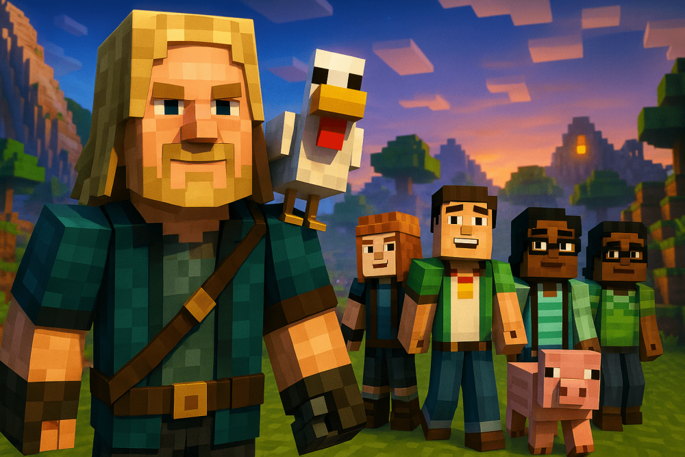 Minecraft Story Mode "Meet The Team" Episode 1 _ gramepa.com gaming