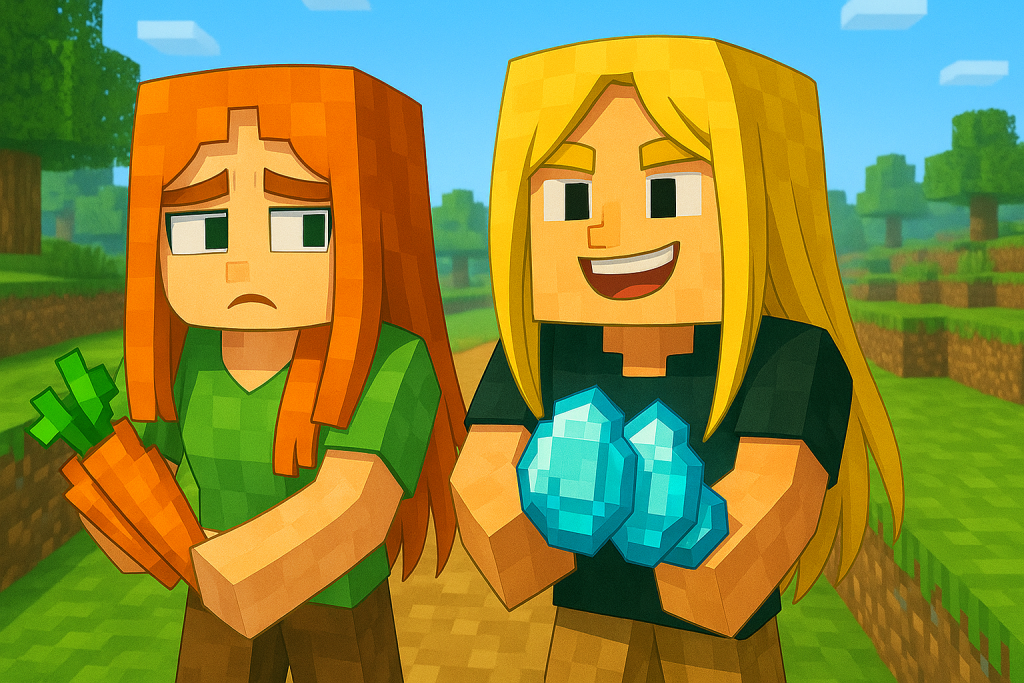 Minecraft Co-Op Play _ Session 2 _ offspring v6.0 and gramepa.com live stream co-op play?