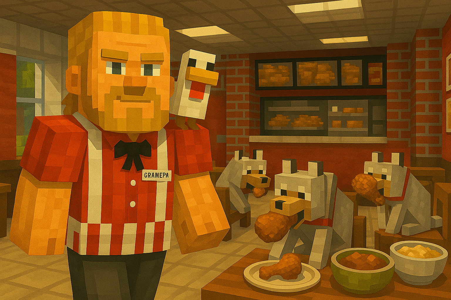 Minecraft Chickencraft "KFZ" Episode 41 _ gramepa.com gaming