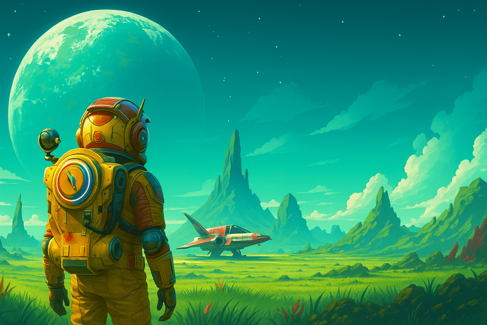 NO MAN'S SKY _ Session 1 _ raw unedited streamed gameplay _ gramepa.com