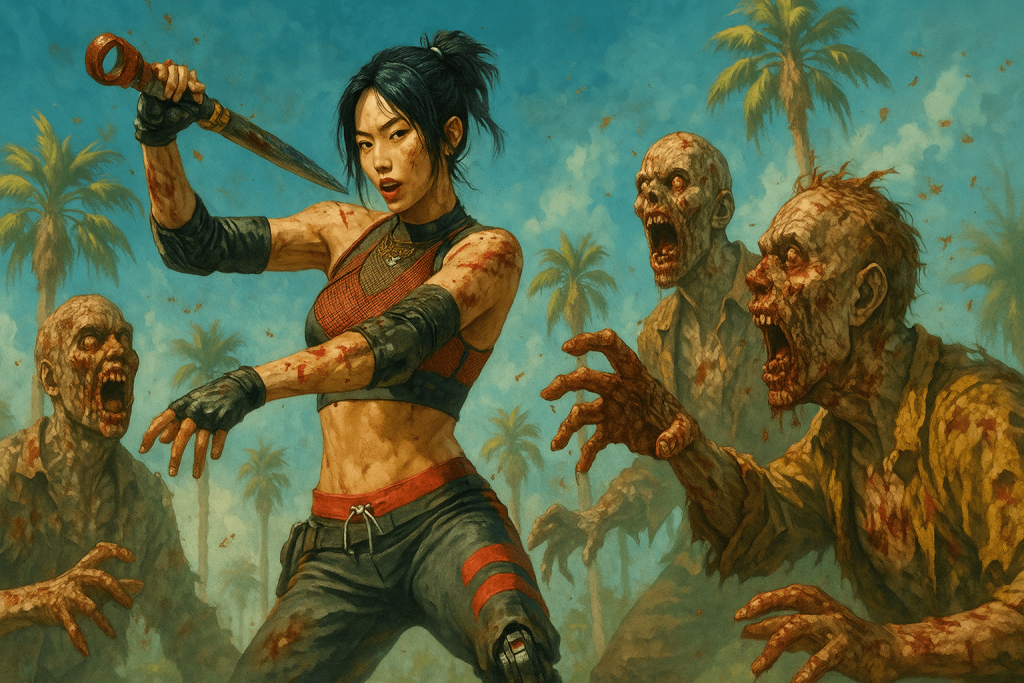 Dead Island 2 "Amp Amy" Session 1 _ Raw unedited gameplay _ gramepa.com gaming