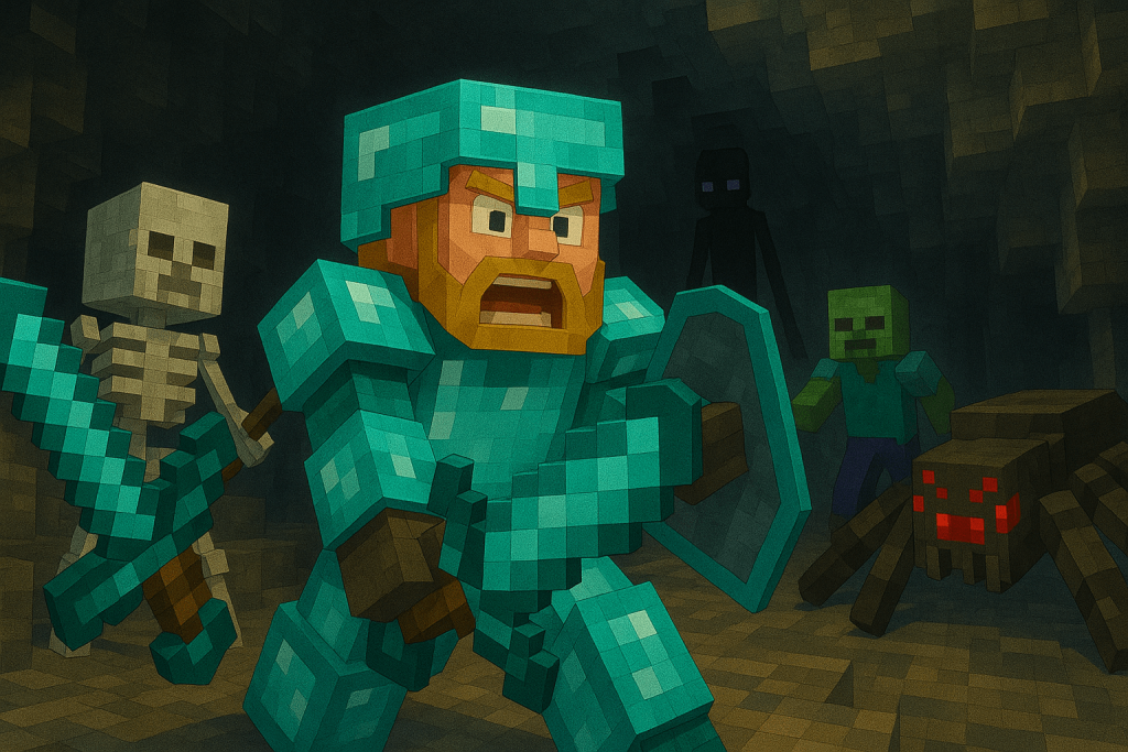 MINECRAFT Chickencraft _ Cavern Fever _ raw unedited solo gameplay _ session 49 _ gramepa.com