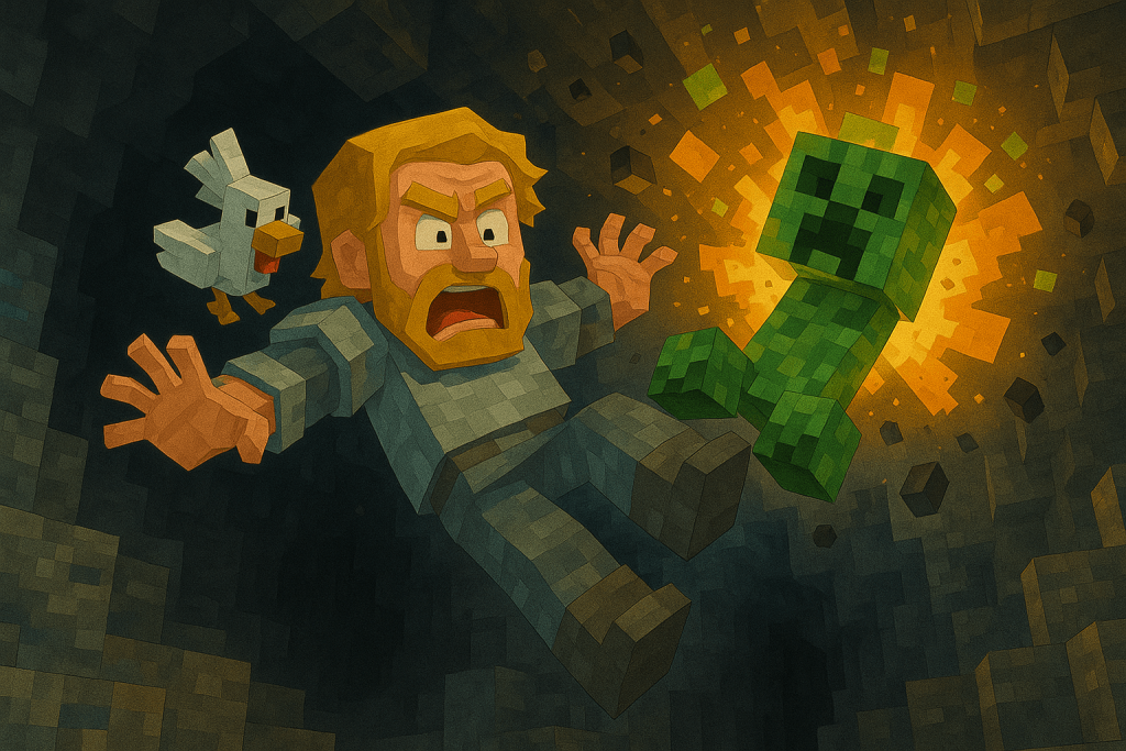 Minecraft Chickencraft "Melon Dont Cut It" raw unedited solo gameplay _ session 48 _ gramepa.com