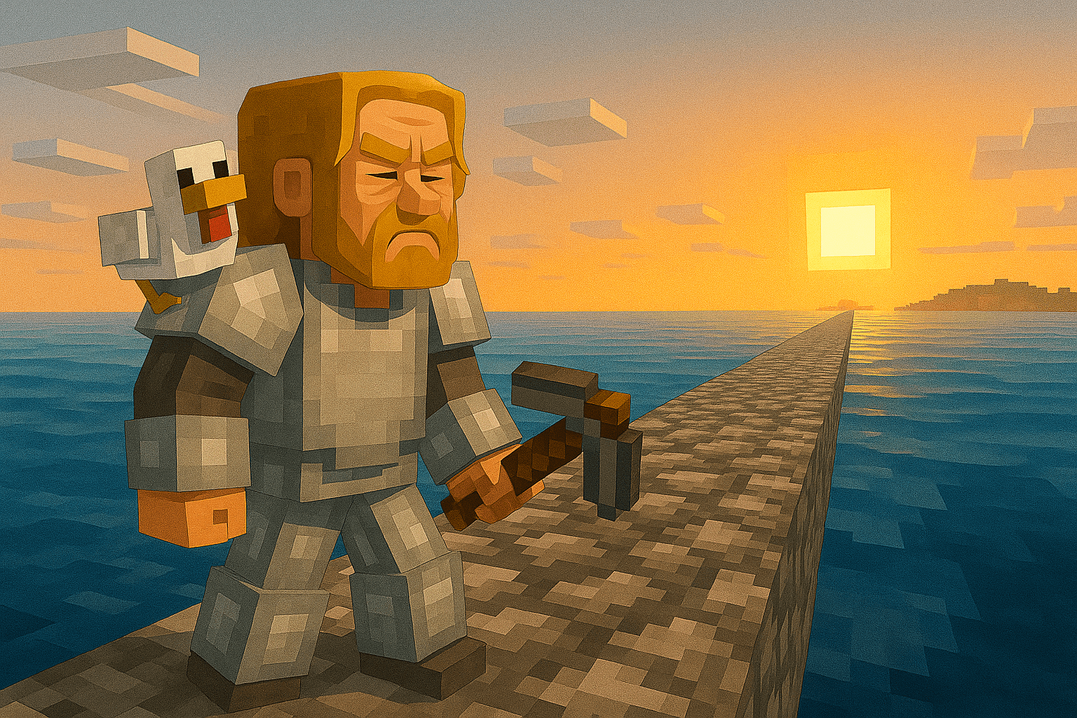 Minecraft Chickencraft "Eastwards, Into The Sunrise" Episode 44 _ gramepa.com gaming