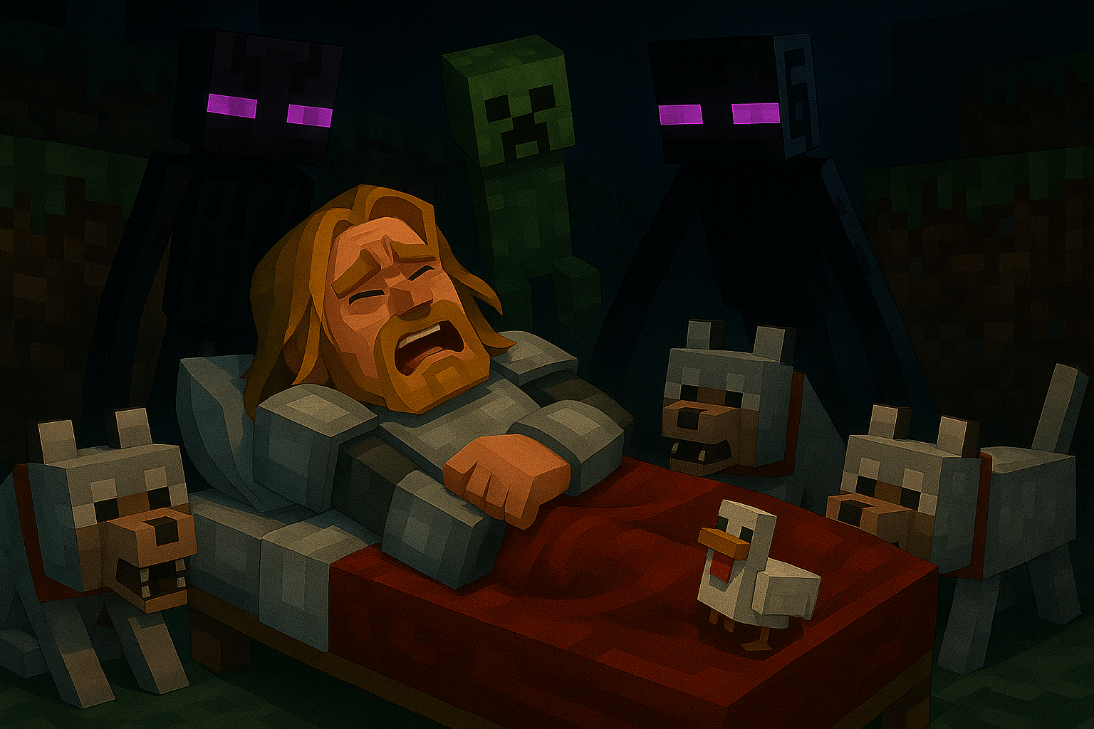 Minecraft Chickencraft "Facing Your Fears" Episode 42 _ gramepa.com gaming
