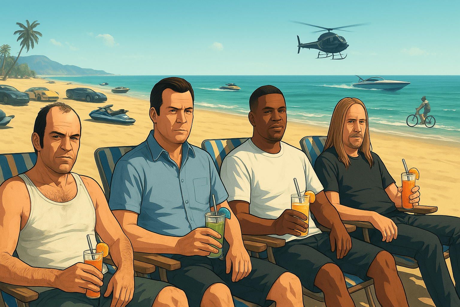GTAV GAMEPLAY _ No Commentary, Just Raw Playthrough _ Beach Life _ Story S.7