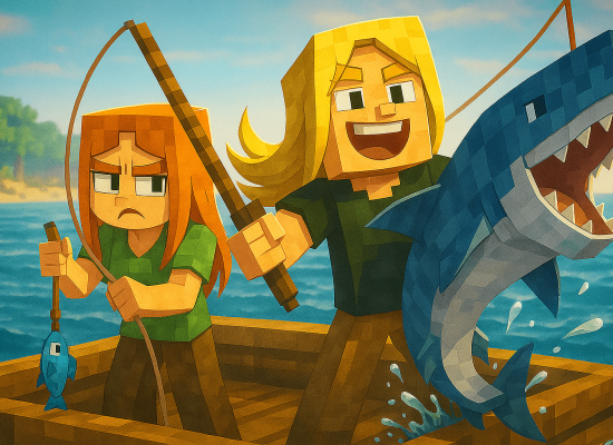 Minecraft _ A Seaside Story _ Stream _ offspring v6.0 and gramepa.com co-op play?