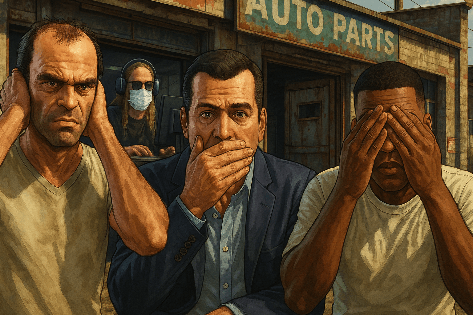 GRAND THEFT AUTO V RAW _ Wise Monkeys _ Story S.6 _ gramepa.com