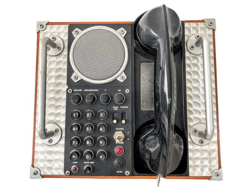 Vintage Chinese Field Style Industrial Telephone Spirit Of St Louis circa 1970-80's