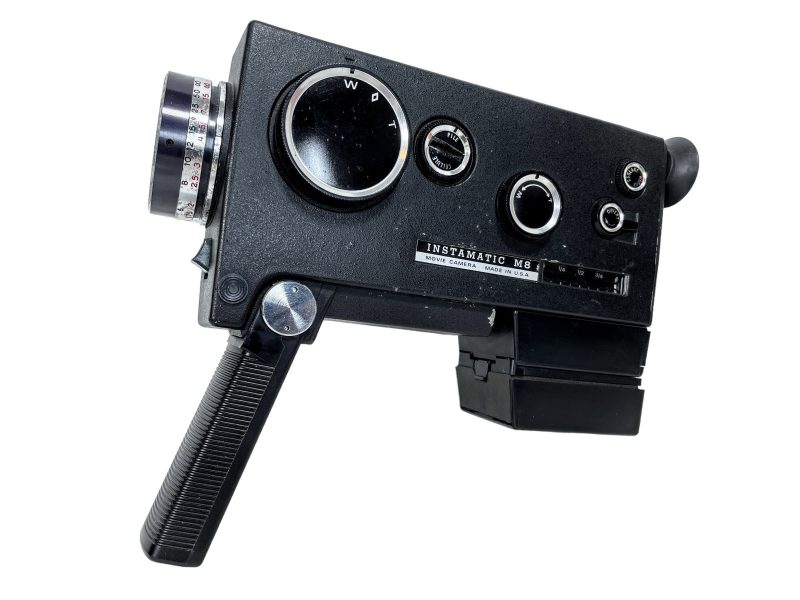 Vintage American Instamatic M8 Movie Camera Made In U.S.A. Film Filming Automatic Untested circa 1960-70's