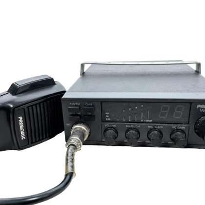 Vintage French Philipines Built President Wilson CB Citizens Band Radio circa 1980's / EVE