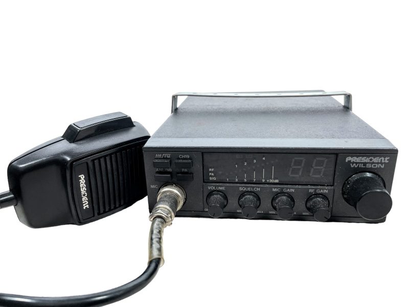 Vintage French Philipines Built President Wilson CB Citizens Band Radio circa 1980's / EVE