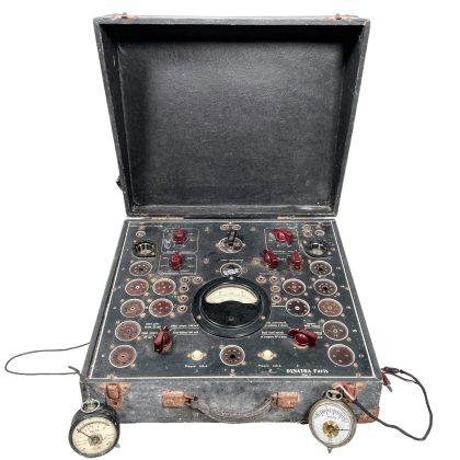 Vintage French Dynatra 204 Valve Tester Lampemetre Analyseur Machine Tool Tools Voltage Amp Electrical Testing circa 1950's