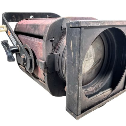 Vintage French Robert Juliat Paris Spotlight Spot Light Theatre Stage Light Metal Electric Lamp Light circa 1980's / EVE