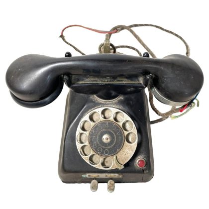 Vintage French Bakelite Telephone Phone Rotary Dial Switch SAecond Earpiece circa 1930-40's / EVE