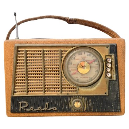 Vintage French Reela Vintage Battery Radio circa 1950's