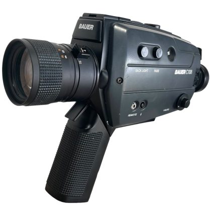 Vintage Malaysian Bauer Super 8 Video Movie Camera C108 Film Untested Cased circa 1970-80's / EVE