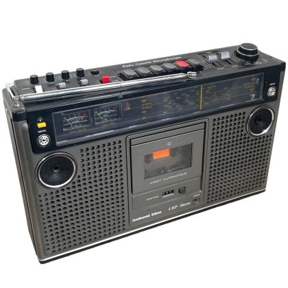 Vintage Continental Edison Stereo Portable Radio Cassette Hi-Fi Battery Mains circa 1980's