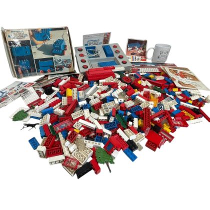 Vintage Lego Kits Motor Blocks Model Toy Build Kit circa 1970's
