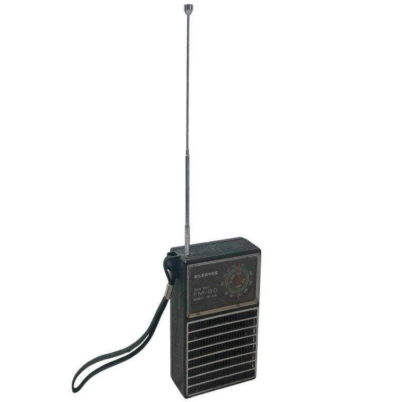 Vintage Singapore Klervox Portable Handheld Radio Hi-Fi Battery circa 1970-80's