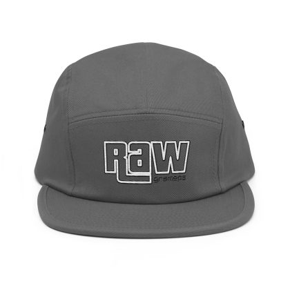 Gramepa Grey RAW Gamer Five Panel Cap Gramepa Grey RAW Gamer Five Panel Cap