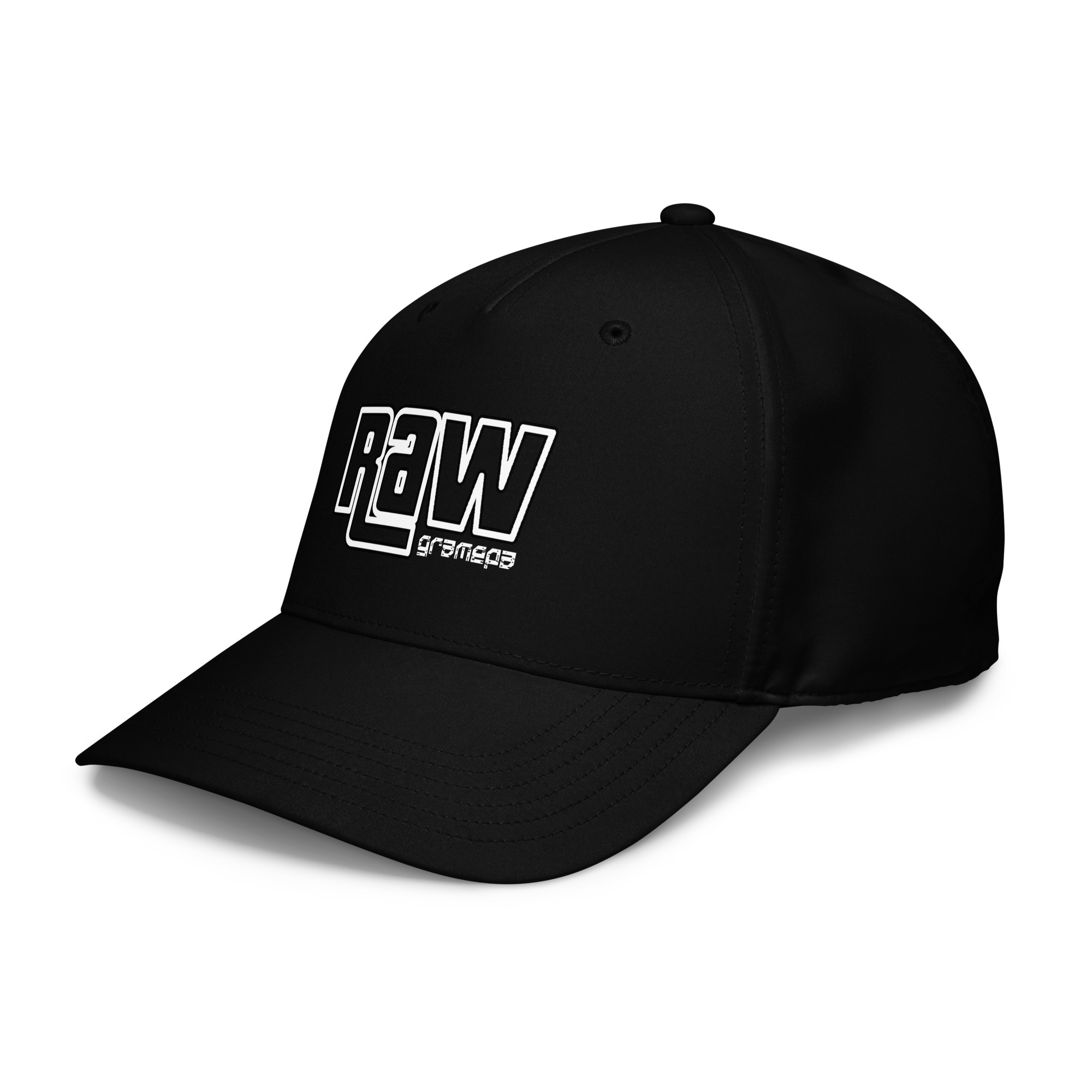 Gramepa Black RAW Adidas Gamer Dad Hat Gramepa Black RAW Adidas Gamer Dad Hat - Image 3
