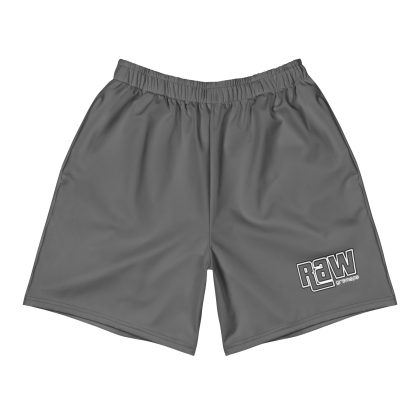 Gramepa Grey RAW Unisex Athletic Gamer Long Shorts Gramepa Grey RAW Unisex Athletic Gamer Long Shorts