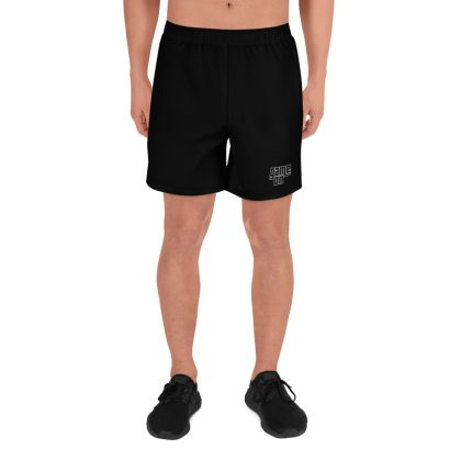 Gramepa Game On Black Unisex Gamer Athletic Long Shorts