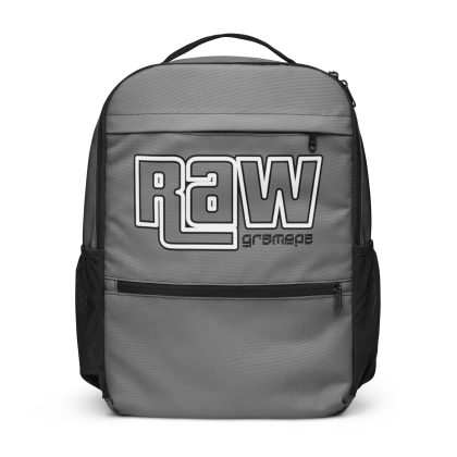 Gramepa Grey Black RAW Gamer Utility backpack Gramepa Grey Black RAW Gamer Utility backpack