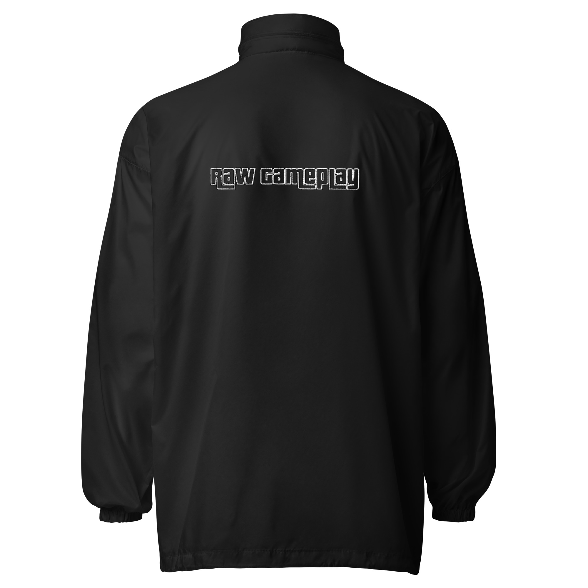 Gramepa Black RAW Unisex Gamer Windbreaker Gramepa Black RAW Unisex Gamer Windbreaker - Image 3
