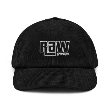 Gramepa Black RAW Corduroy Gamer Hat Gramepa Black RAW Corduroy Gamer Hat