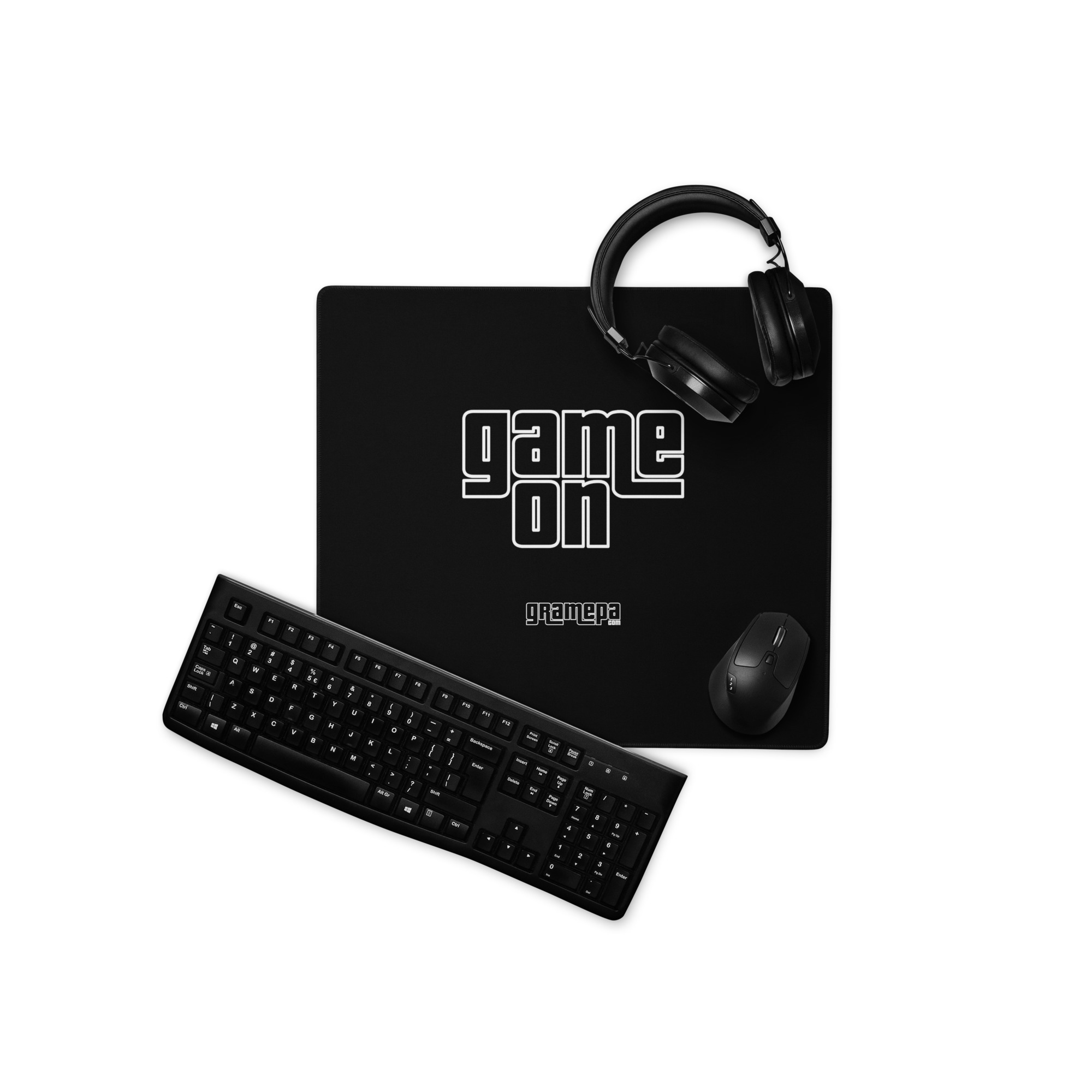Gramepa Game On Black Gaming Gamer Mouse Pad Gramepa Game On Black Gaming Gamer Mouse Pad - Image 4