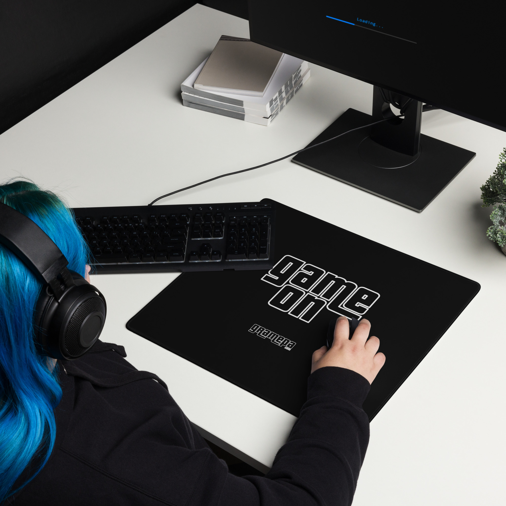 Gramepa Game On Black Gaming Gamer Mouse Pad Gramepa Game On Black Gaming Gamer Mouse Pad - Image 7