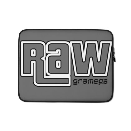 Gramepa Grey RAW Gamer Laptop Sleeve