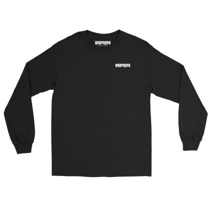 Gramepa Classic Black Men’s Long Sleeve Gamer Game On Shirt