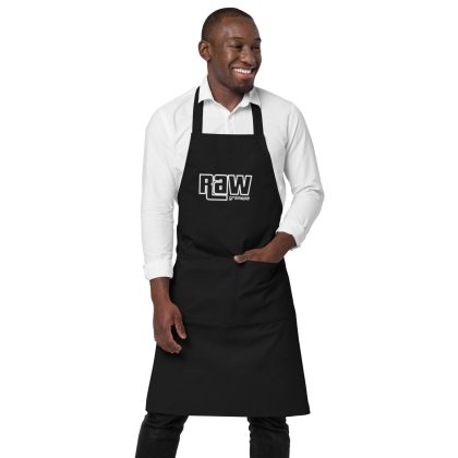 Gramepa Black RAW Organic Cotton Gamer Apron Gramepa Black RAW Organic Cotton Gamer Apron