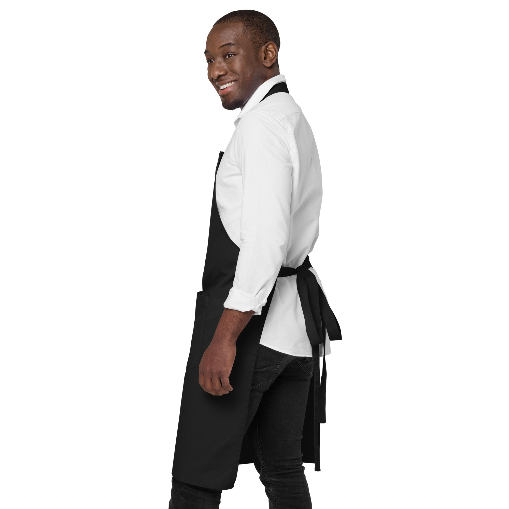 Gramepa Black RAW Organic Cotton Gamer Apron Gramepa Black RAW Organic Cotton Gamer Apron - Image 4