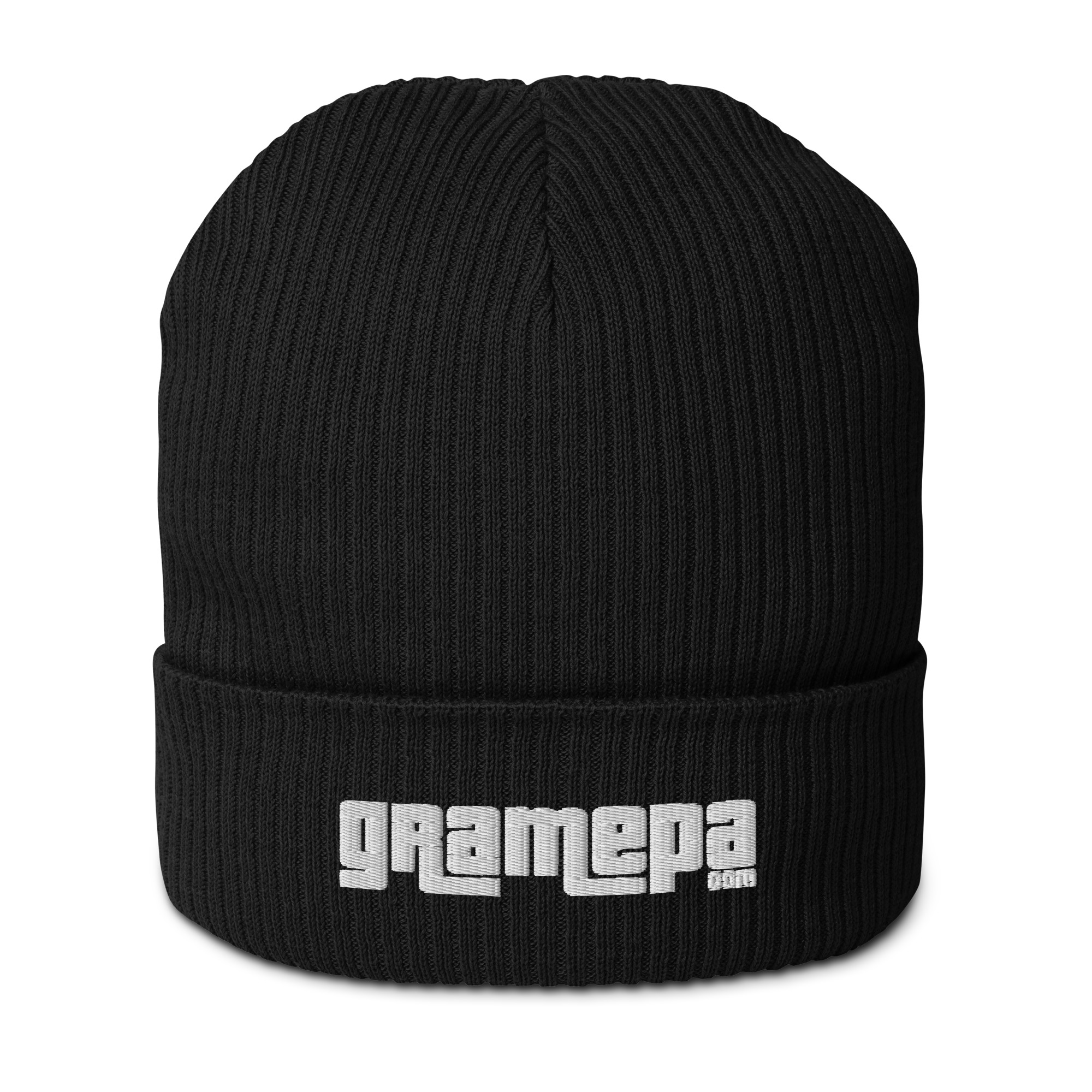 Gramepa Classic Organic Gamer Ribbed Beanie Hat Gramepa Classic Organic Gamer Ribbed Beanie Hat - Image 2
