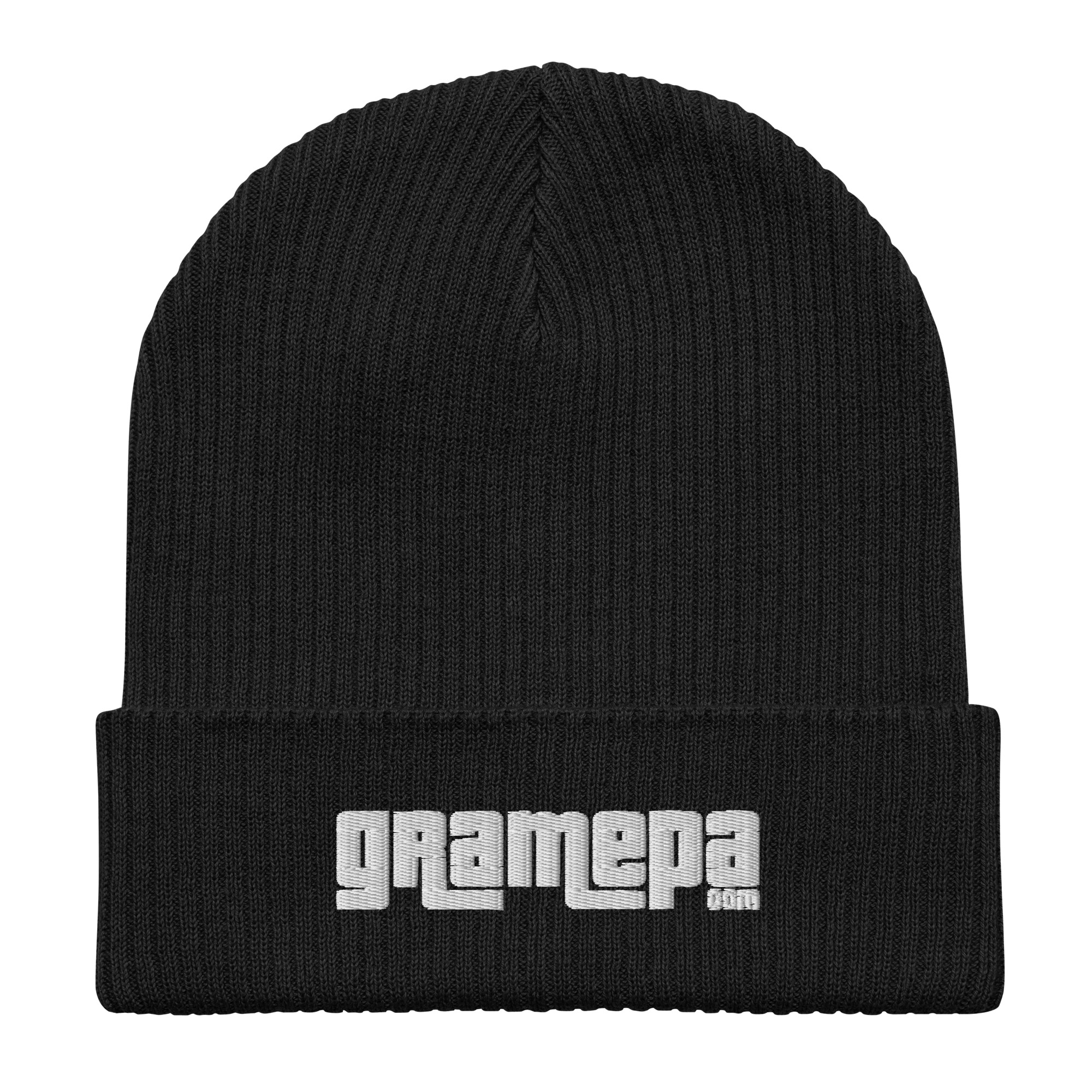 Gramepa Classic Organic Gamer Ribbed Beanie Hat Gramepa Classic Organic Gamer Ribbed Beanie Hat - Image 4