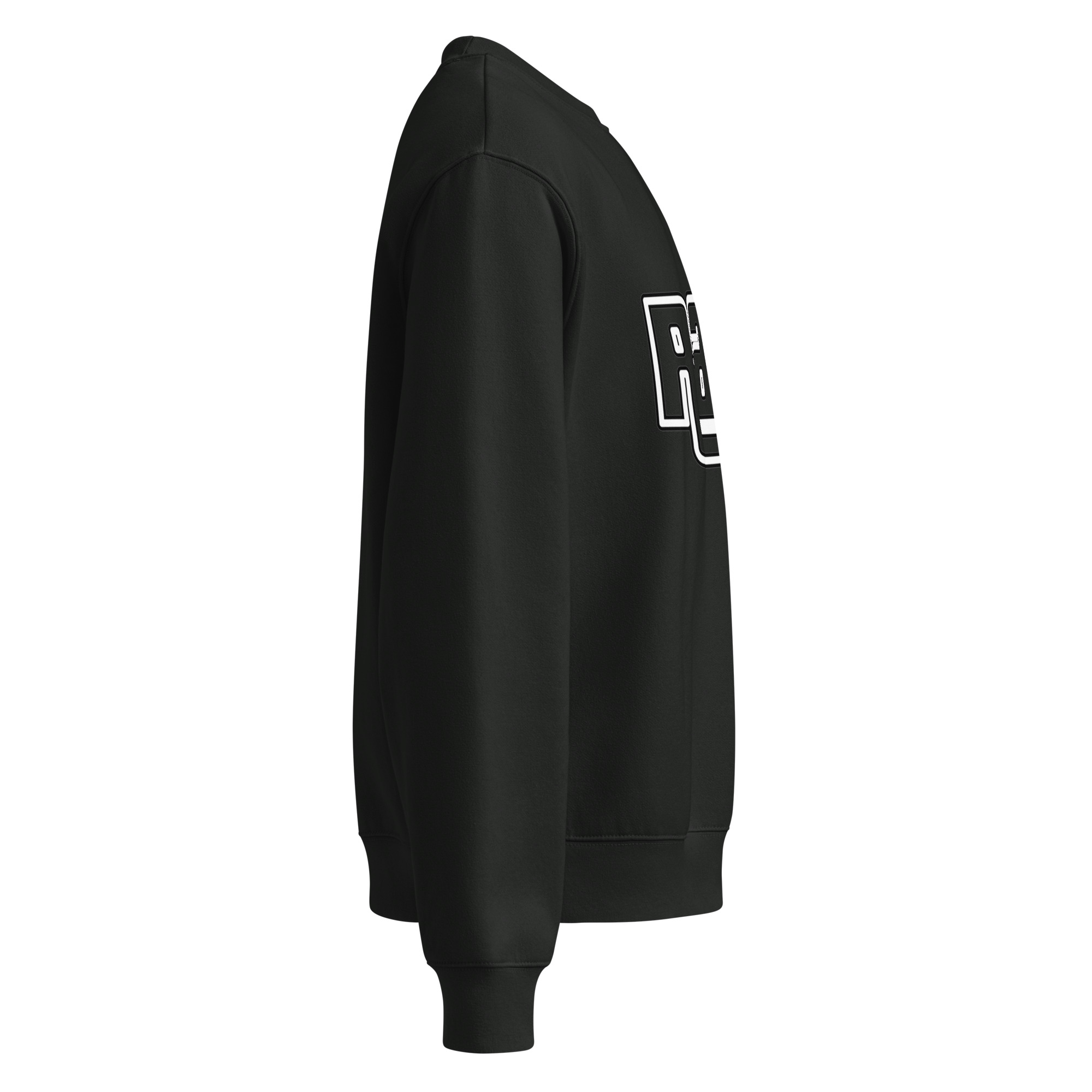 Gramepa Vintage Style Black RAW Oversized Heavyweight Gamer Sweatshirt Gramepa Vintage Style Black RAW Oversized Heavyweight Gamer Sweatshirt - Image 4