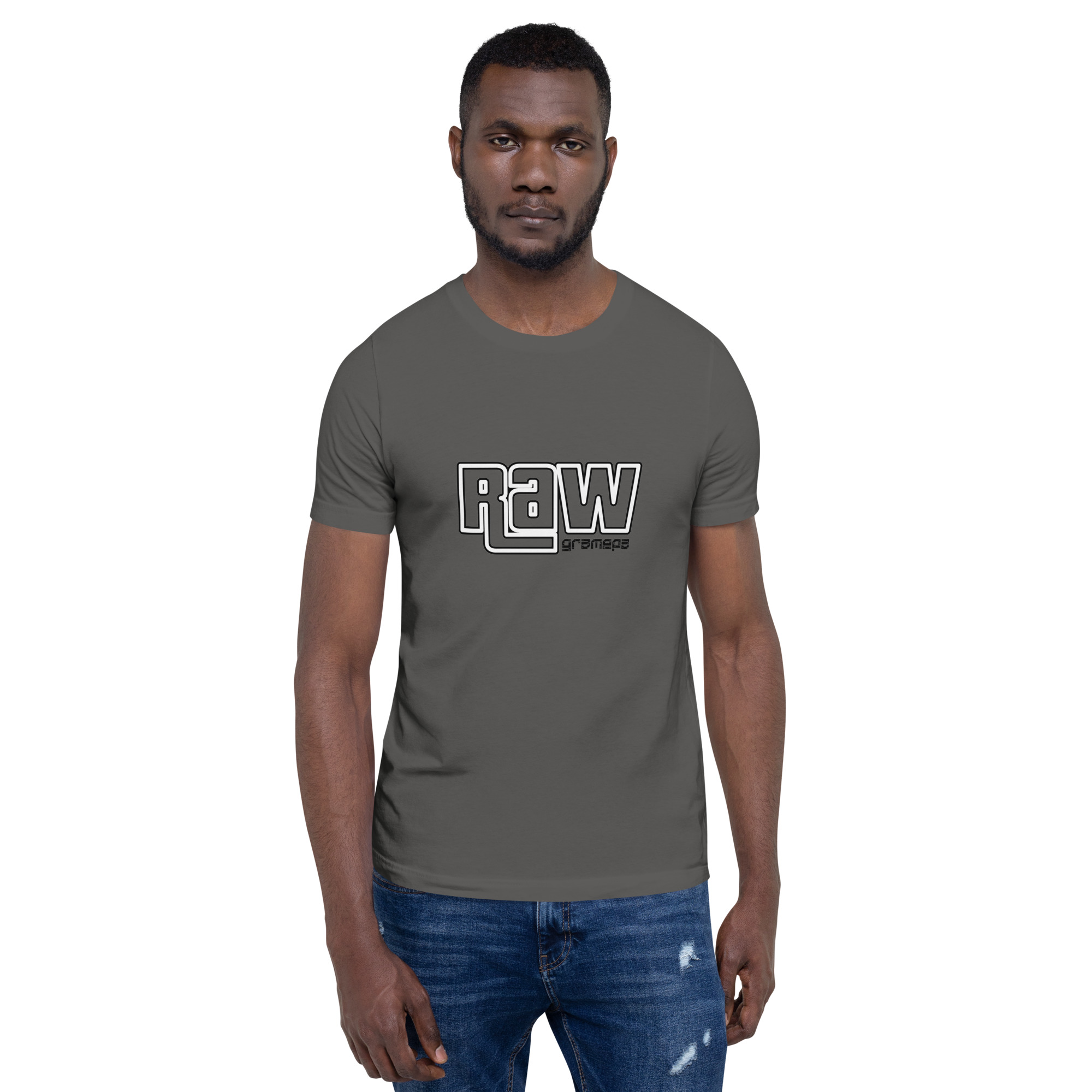 Gramepa Grey RAW Gamer Unisex T-Shirt Gramepa Grey RAW Gamer Unisex T-Shirt