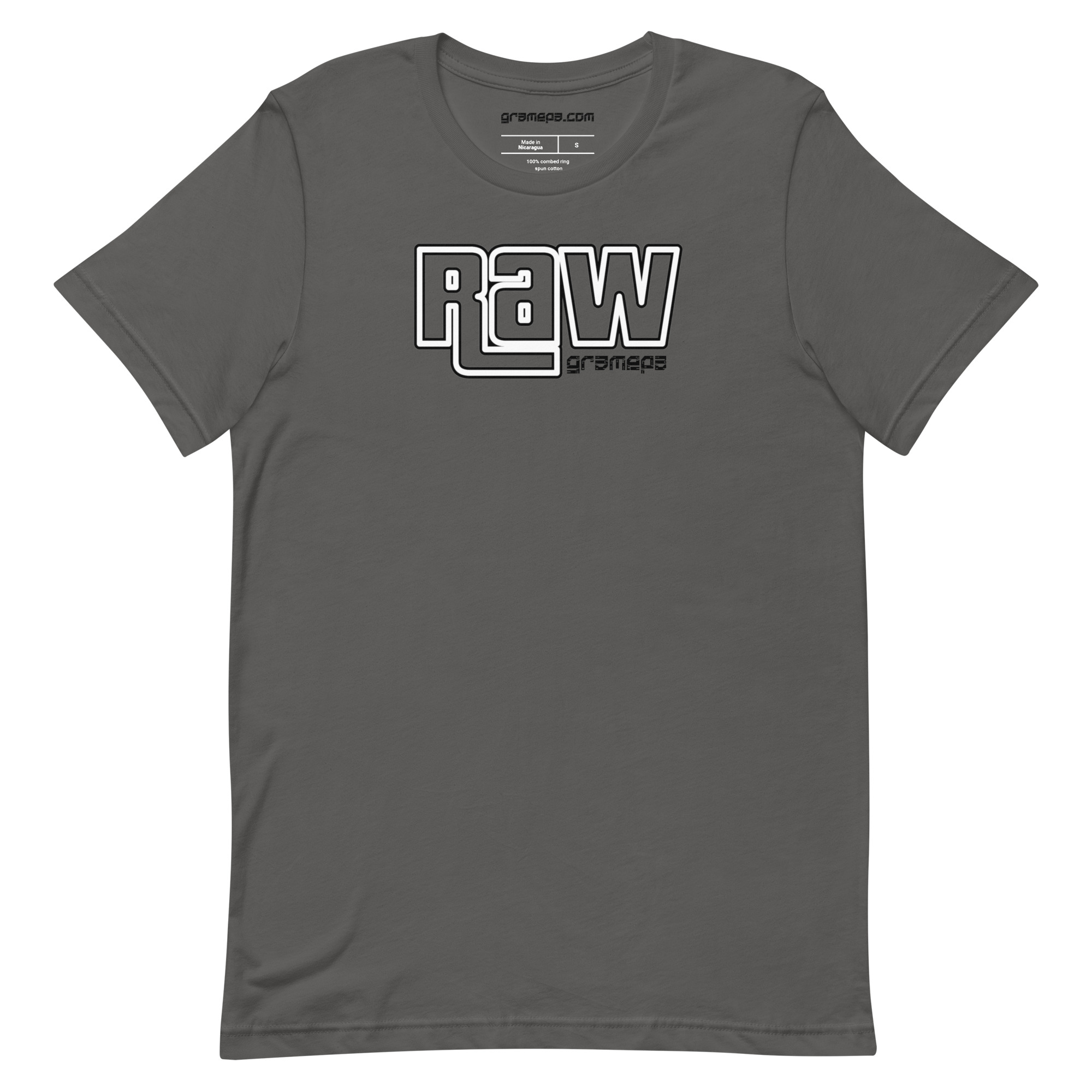 Gramepa Grey RAW Gamer Unisex T-Shirt Gramepa Grey RAW Gamer Unisex T-Shirt - Image 8