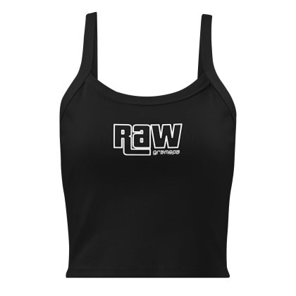 Gramepa Black RAW Women’s Micro-rib Gamer Tank Top Gramepa Black RAW Women’s Micro-rib Gamer Tank Top