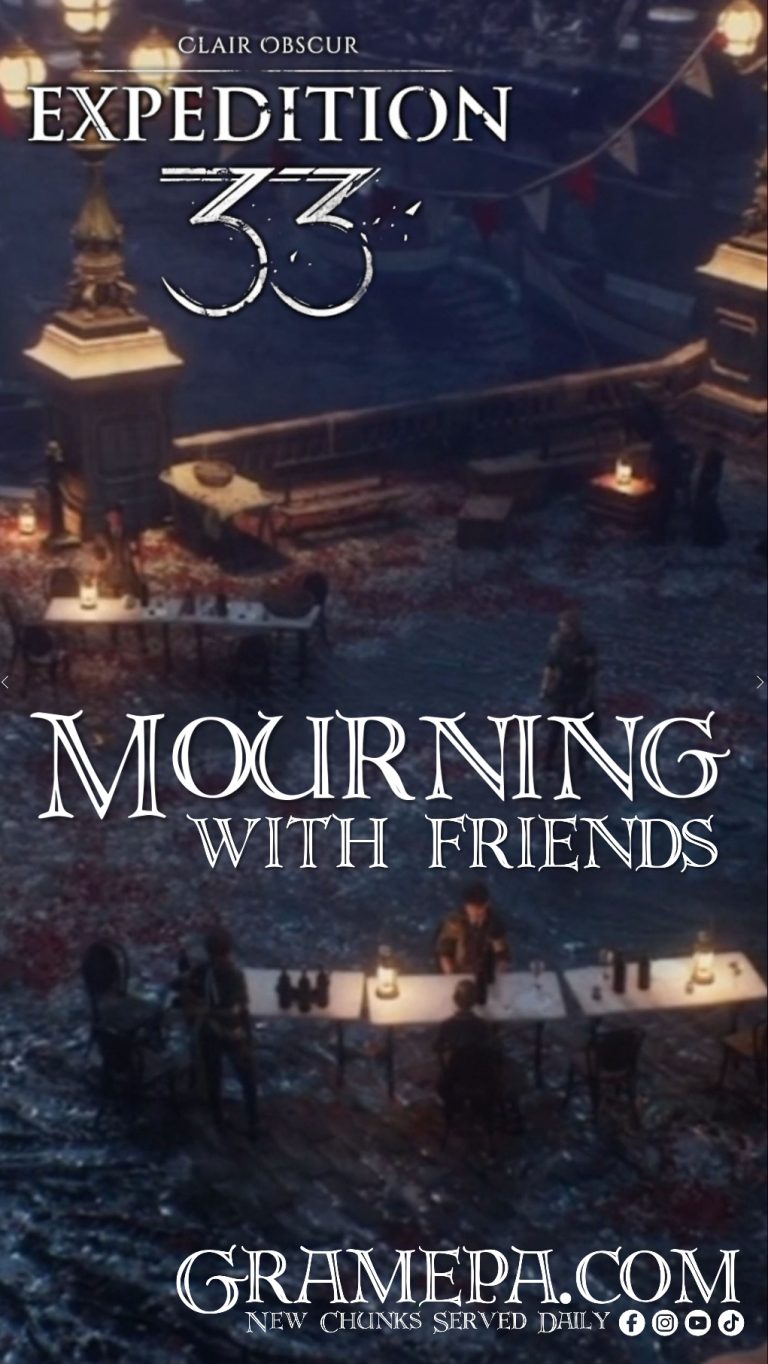 Mourning Friends Gather for Comfort and Drinks _ Expedition 33