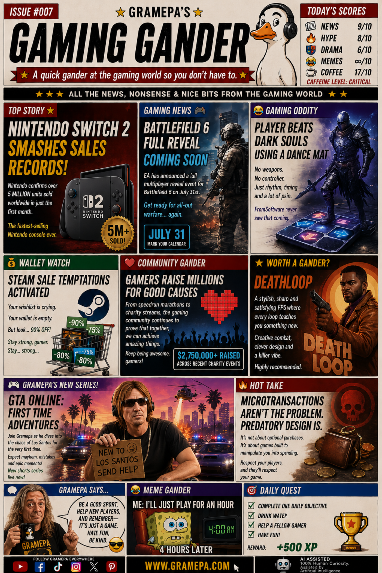🦆 GAMING GANDER – ISSUE #007 🦆