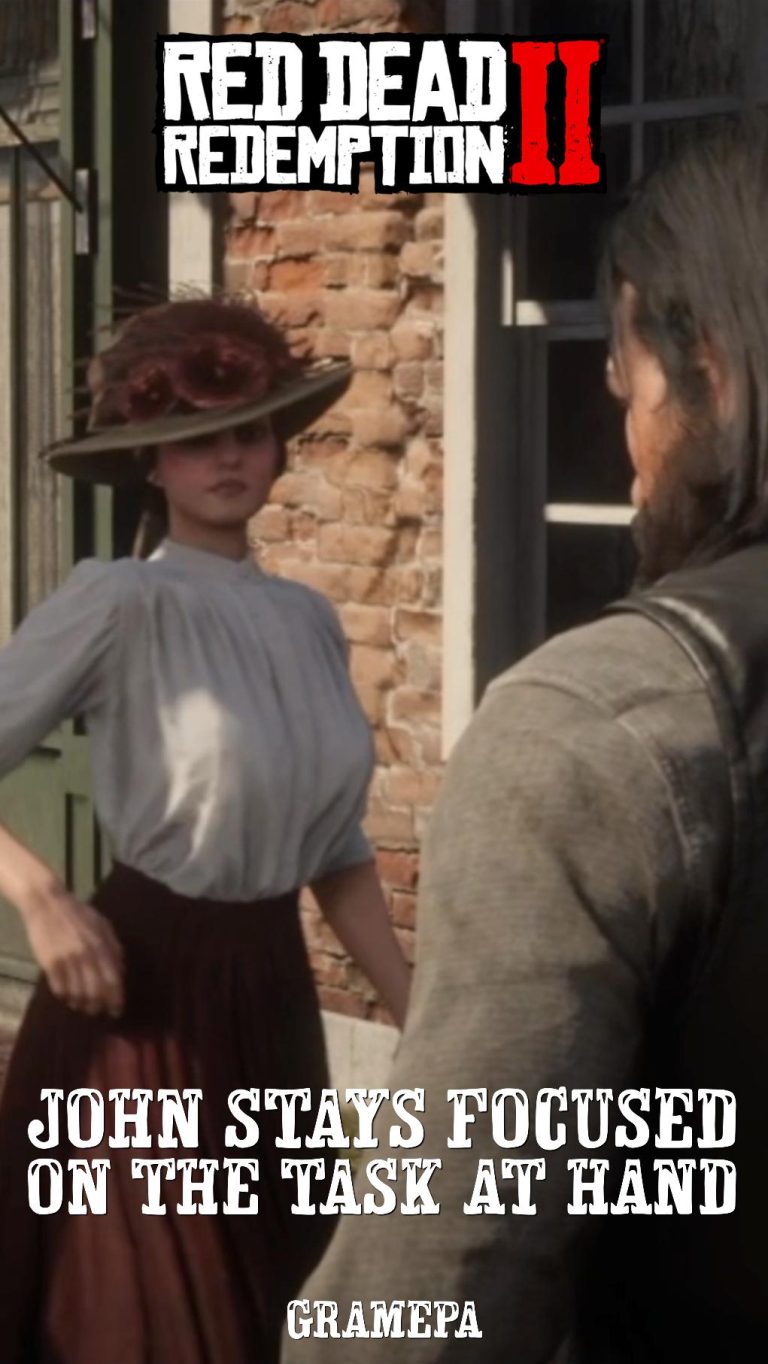Careful John – Don’t Get Distracted Now _ Red Dead Redemption 2