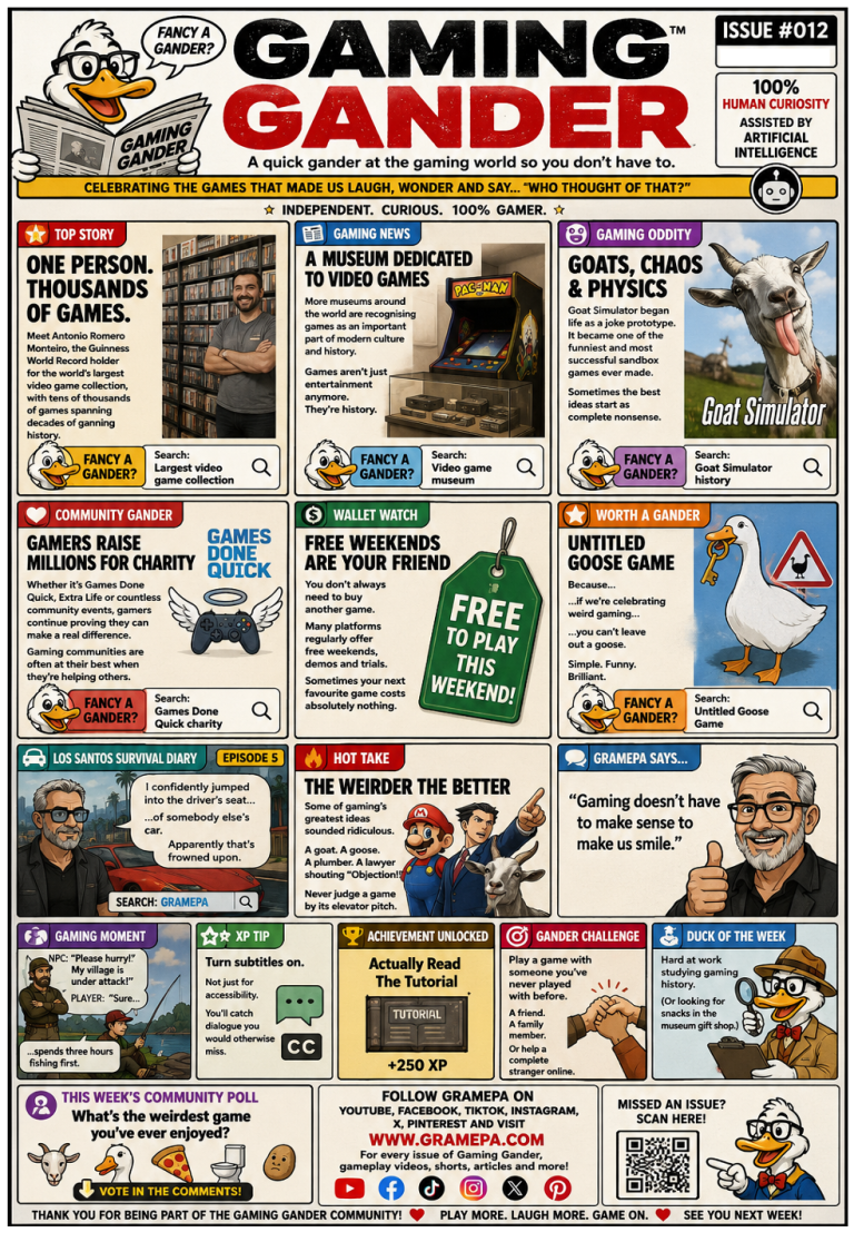 🦆 GAMING GANDER – ISSUE #012