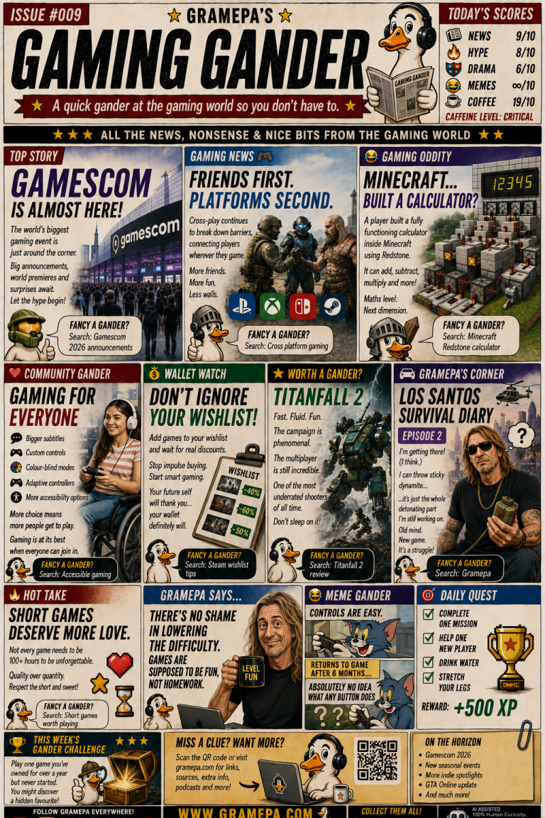 🦆 GAMING GANDER – ISSUE #009