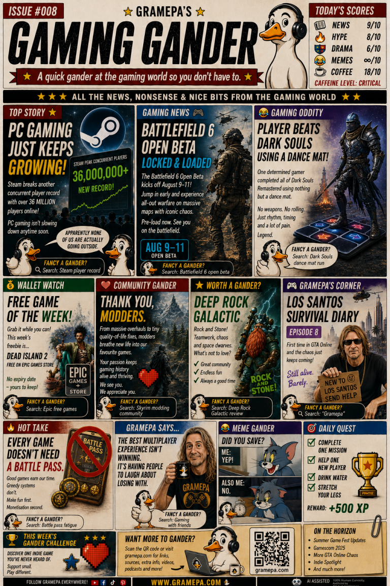 🦆 GAMING GANDER – ISSUE #008